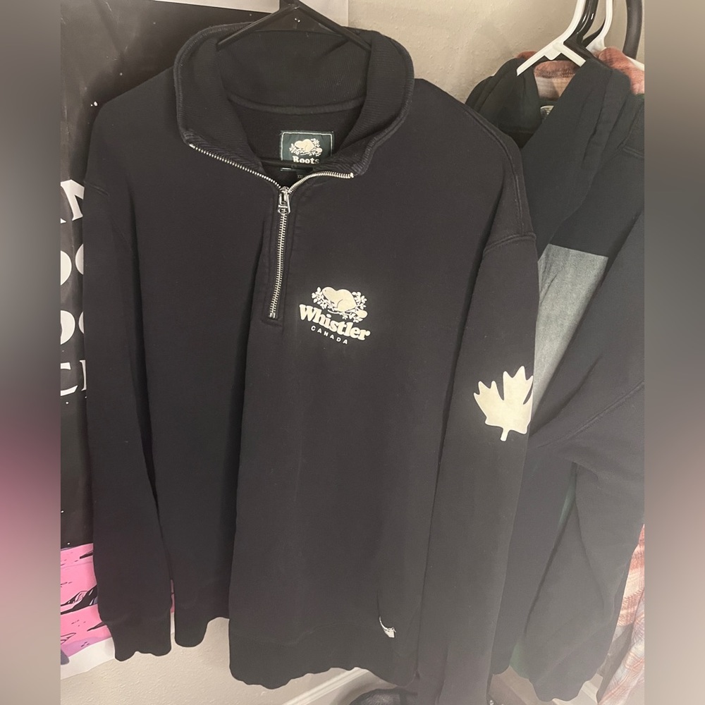 Size XXL Roots Candy quarter zip hoodie